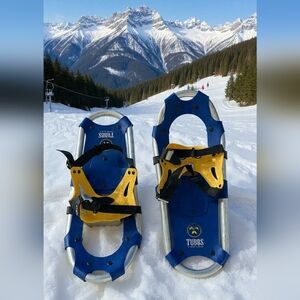 Kids Snowshoes - Blue and Yellow Tubbs